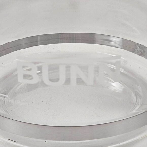 Bunn Coffee Pot Maker Replacement Carafe 10 Cup Black Handle And Filter Basket - Picture 2 of 11